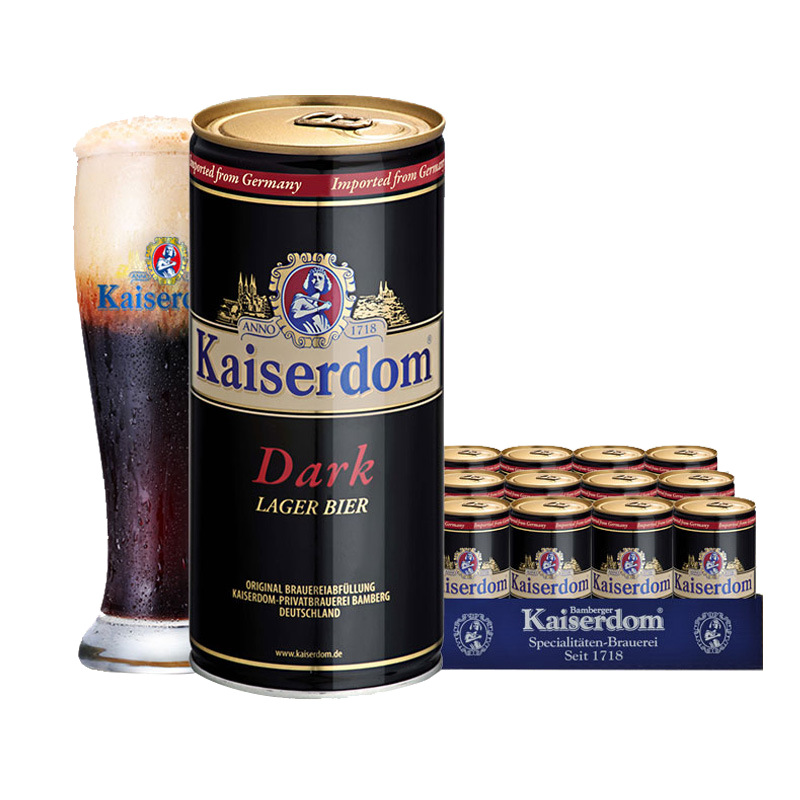kaiserdom/凯撒啤酒 德国进口1L*12听整箱现货