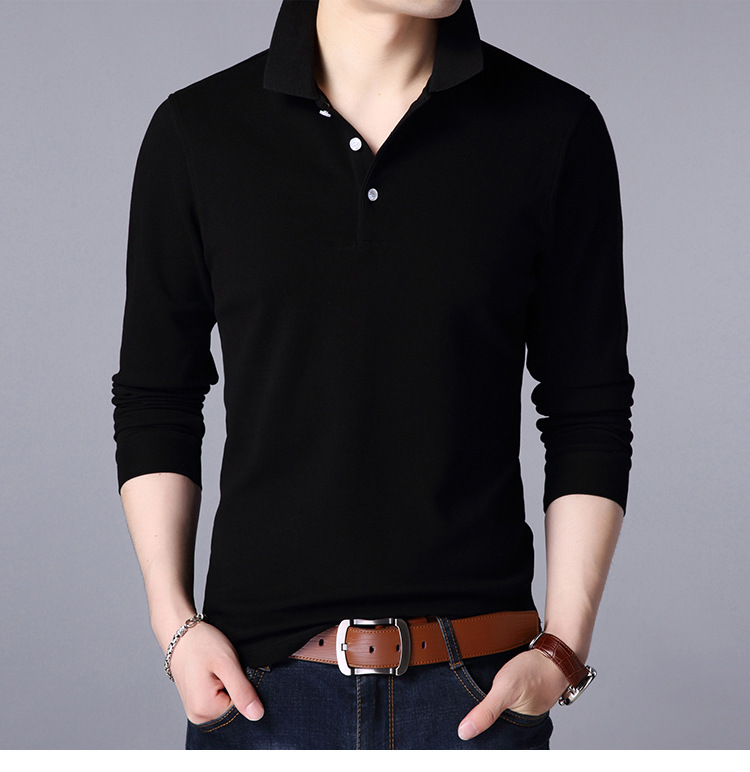 Men's Polo Shirt in Navy Blue