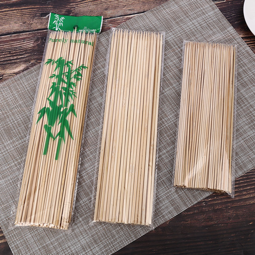 Disposable barbecue bamboo skewers barbecue skewers mutton skewers spicy hot skewers fragrant bamboo skewers bamboo products outdoor tools and supplies