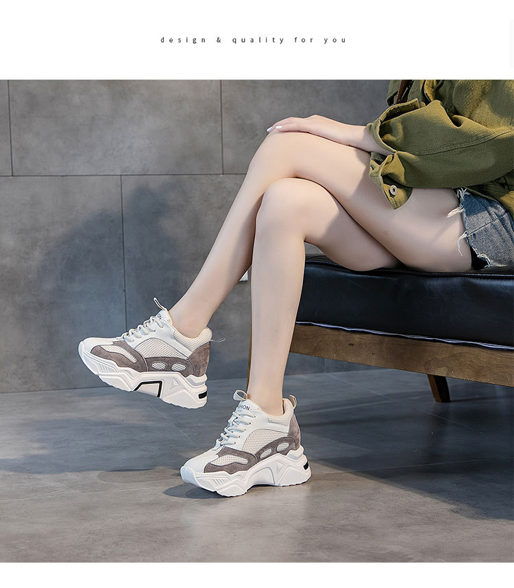 Baskets femme en En cuir - Ref 3420814 Image 21