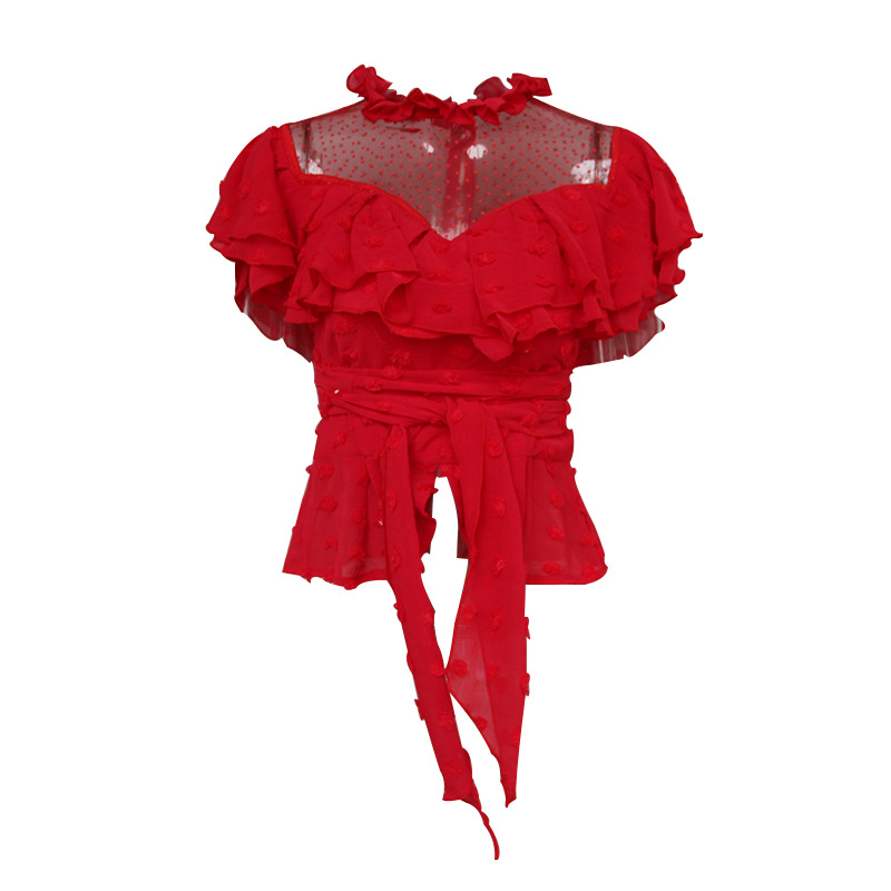 Lace Ruffled Shirt 1