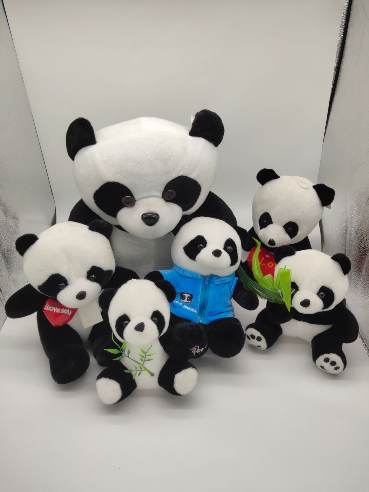 Plush toy giant panda doll doll simulati...