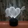 Touch LED acrylic table lamp, 3D, Birthday gift