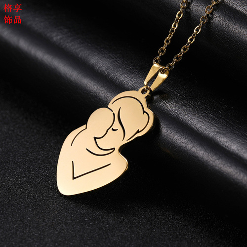 National wind fashion cartoon girls and boys family Thanksgiving necklace parent-child many mother's day activities