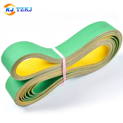Yellow Green film base band customized flat belt factory industrial belt wholesale anti-static belt flat driving belt