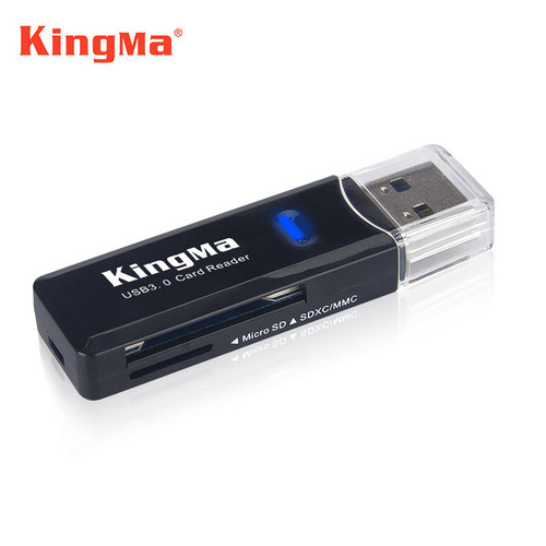 High-Speed Multi-Function Mini USB 3.0 SD/TF Card Reader for Cameras and Memory Cards
