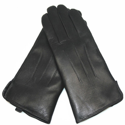 遠豪公司真羊皮革新款男女款分指手套時尚保暖秋冬手套
