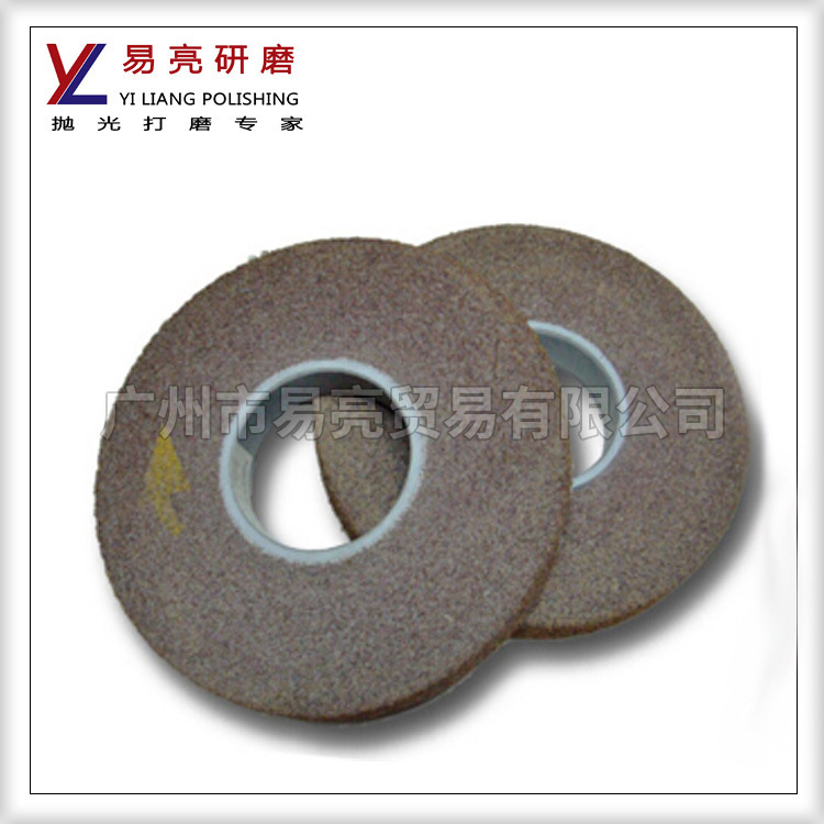 不锈钢尼龙抛光轮 海绵轮 规格200*25mm 纤维抛光轮 钢管研磨轮