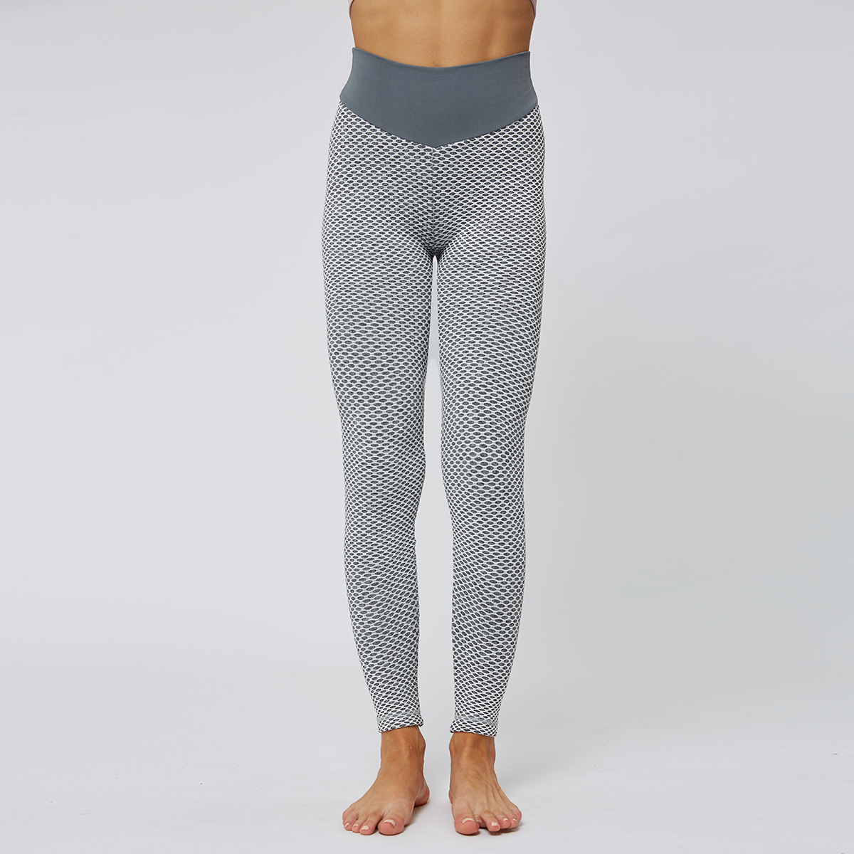 Fitness Yoga Cintura alta Deportes Pantalones ajustados sin costuras NSLX20280