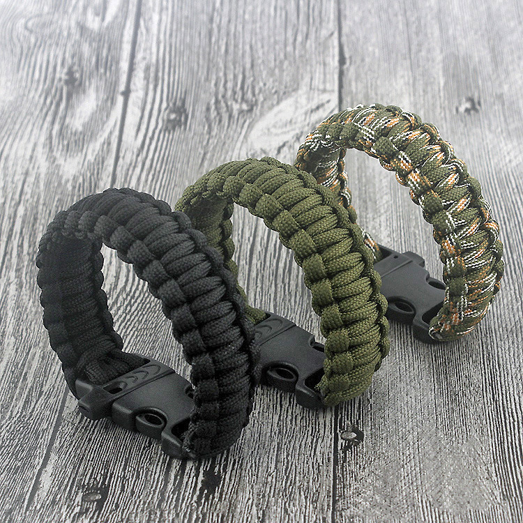 S170 Outdoor Emergency Lifesaving Bracelet Survival Bracelet Men's Umbrella Rope Escape Bracelet Mountaineering Rope Outdoor Equipment