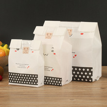 吐司面包袋食品包装袋 开窗环保透明面包袋 烘焙系列食品包装纸袋