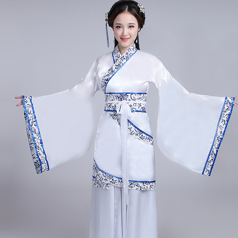 2019 New classical dance costume female elegant Chinese style water sleeve modern dance costume ancient costume Hanfu adult