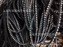 DIY手工飾品配件 3mmAB彩鉚釘燙鑽韓國絨繩方皮繩 現貨批發
