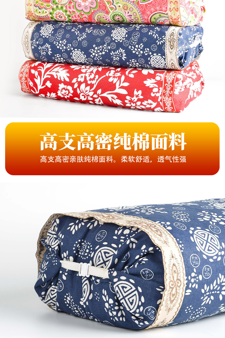 Moxa Pillow Ai Jiu Zhen 艾灸枕 Cotton Moxibustion Neck Support Cushion for Wellness Massage in use
