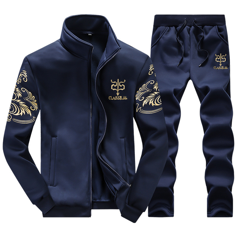 One drop shipping casual sports suit men...