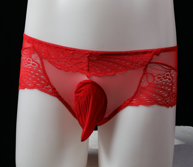 Permatomas nėrinių stygos vyrams seksualios žemo liemens kelnaitės_voghion.com