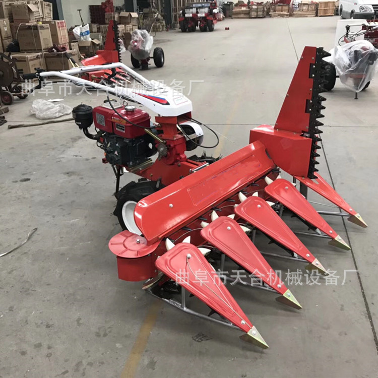 手扶一体前置大豆辣椒水稻小麦割晒机 高杆作物高粱芝麻收割机