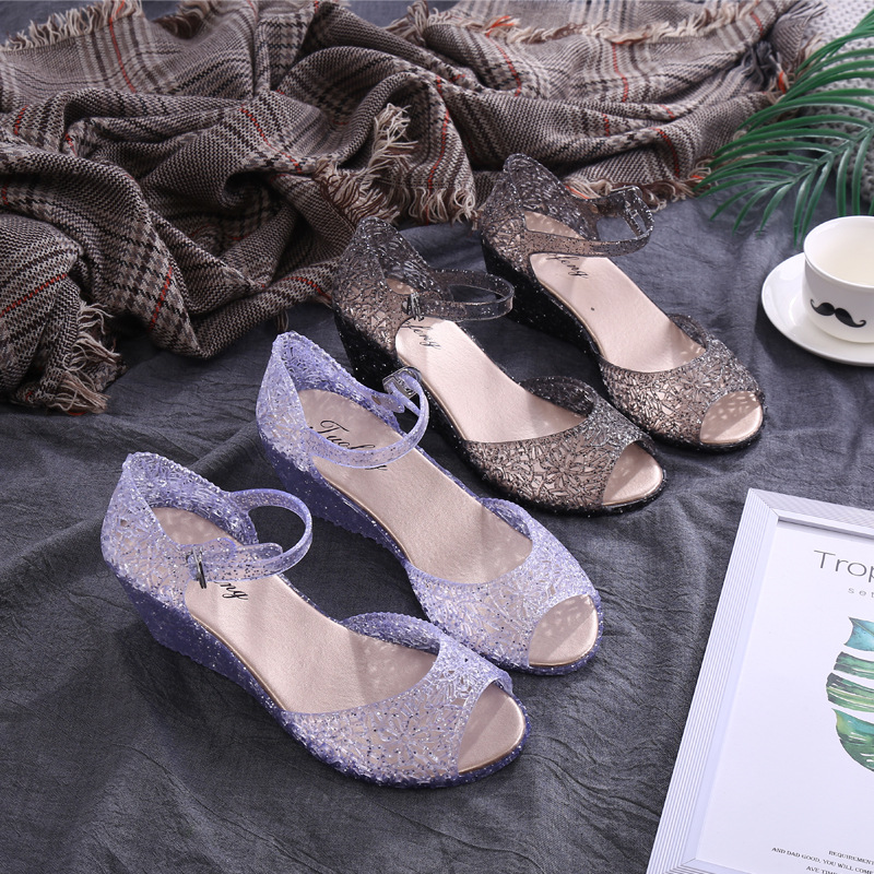 Chaussure été femme BOSSE DES CHAUSSURES  en PVC - Ref 3433615 Image 3
