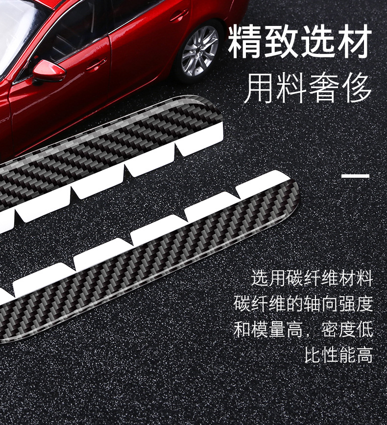 Car Rearview Mirror rain shield rain eyebrow reflector rearview mirror rain shield rain shield rain shield rain shield carbon fiber decoration