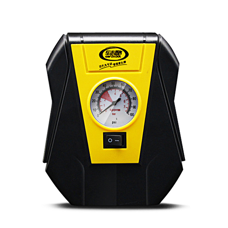 廠家直銷禮品定制車志酷12v家車兩用打氣泵多功能車載迷妳充氣泵