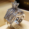 Accessory, wedding ring for beloved, wish, European style