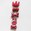 Children's hairgrip for early age, cute curlers for princess, set