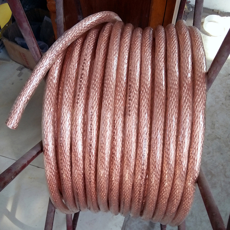 25平方 纯铜连接线 透明护套软铜线 加塑超软铜绞线 大电流连接线