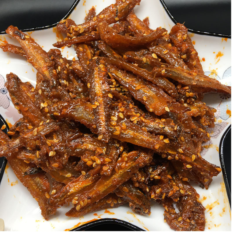 广西北部湾北海特产500g香辣银鱼仔芝麻小银鱼干麻辣小鱼