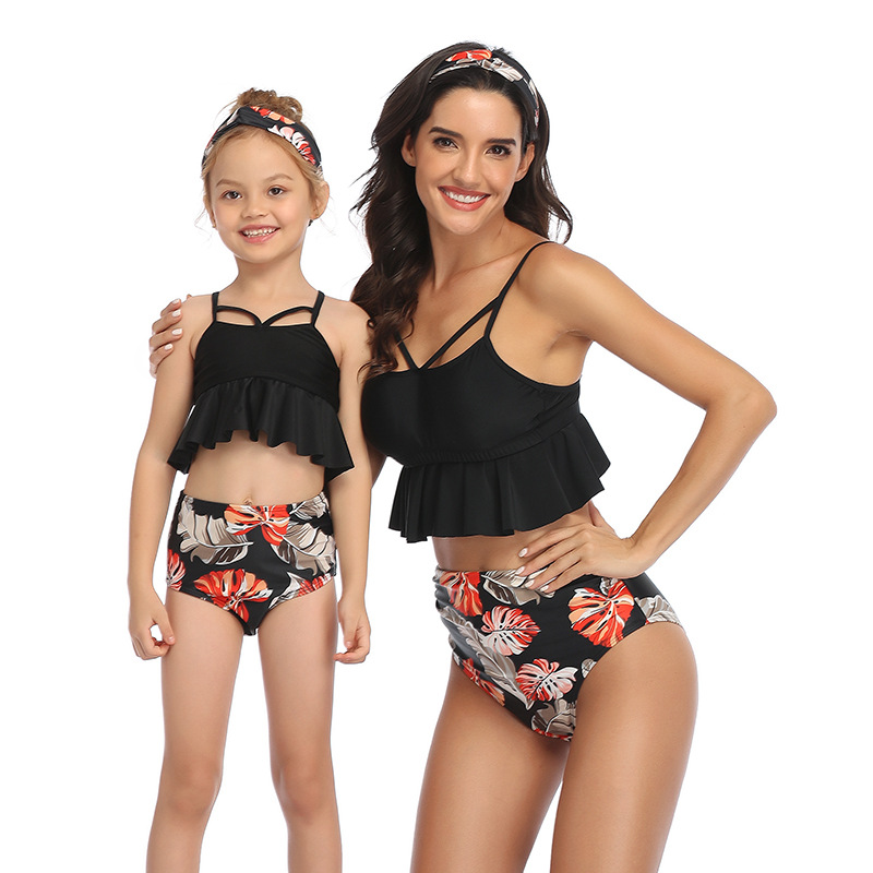 New Parent-child Swimsuit European And American Bikini