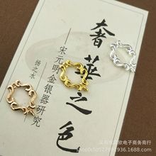 diy古风饰品配件复古 合金18mm环扣 古风发簪 厂家直销