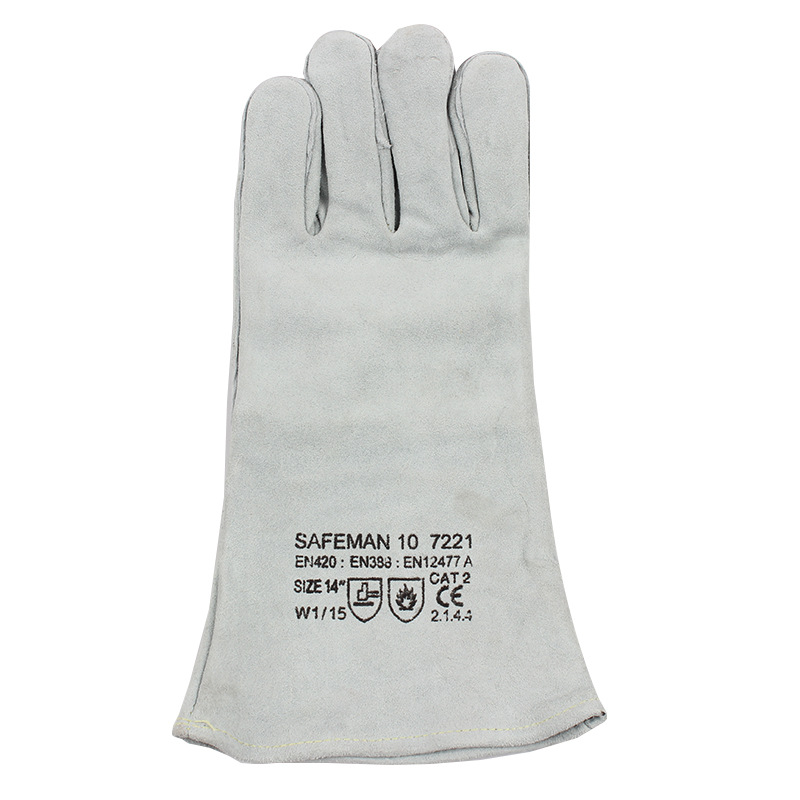 SAFEMAN君御 2112二层加厚电焊手套（一等35cm 原7221）