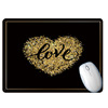 Cute girl girl heart, fresh literary and artistic love logo mouse pad