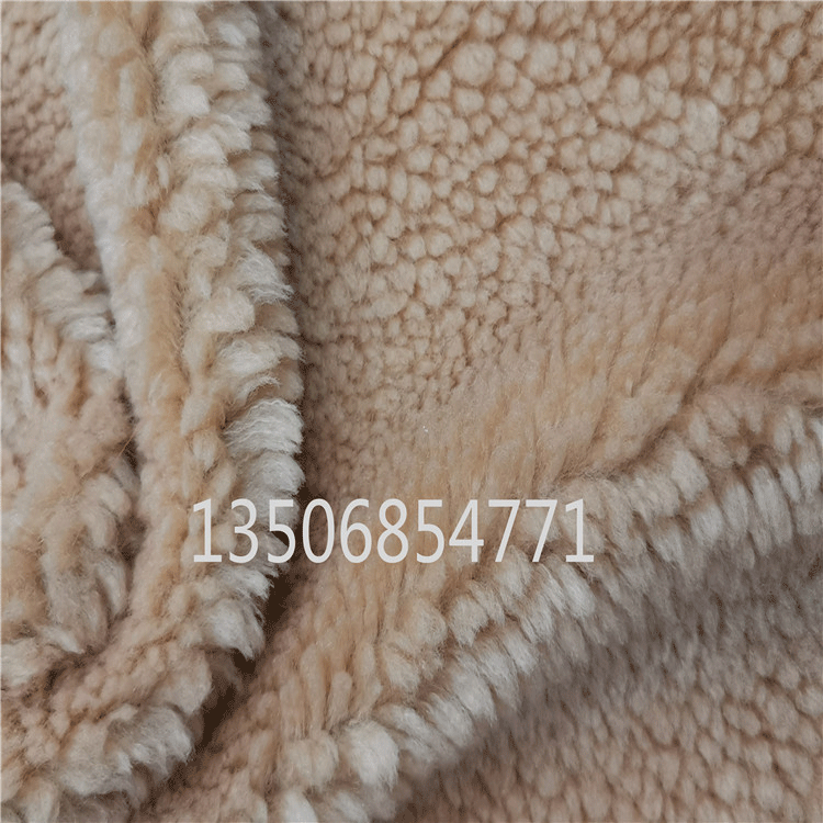 70毛大颗粒冰岛毛皮毛一体梦幻颗粒冬装皮草2019新爆款面料