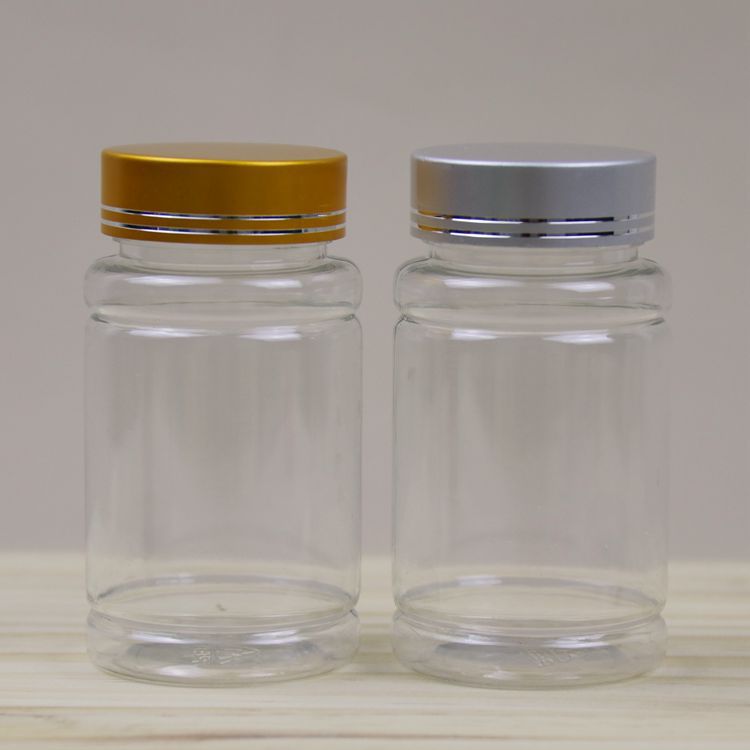 现货加厚150mlPET塑料瓶  金属盖瓶   保健品牌  分装瓶