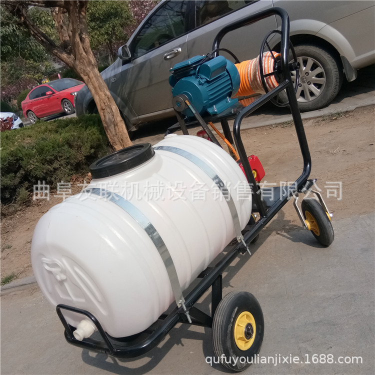 果园农用手推式打药机 手推式农用打农药机 小型推车式喷雾机01
