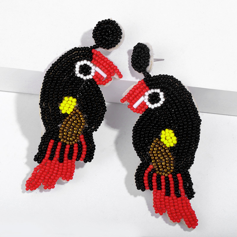 Vende Creative Mi Bead Earrings Europa Y América Bohemia Personalidad Animal Bird Earring Earrings22 display picture 3