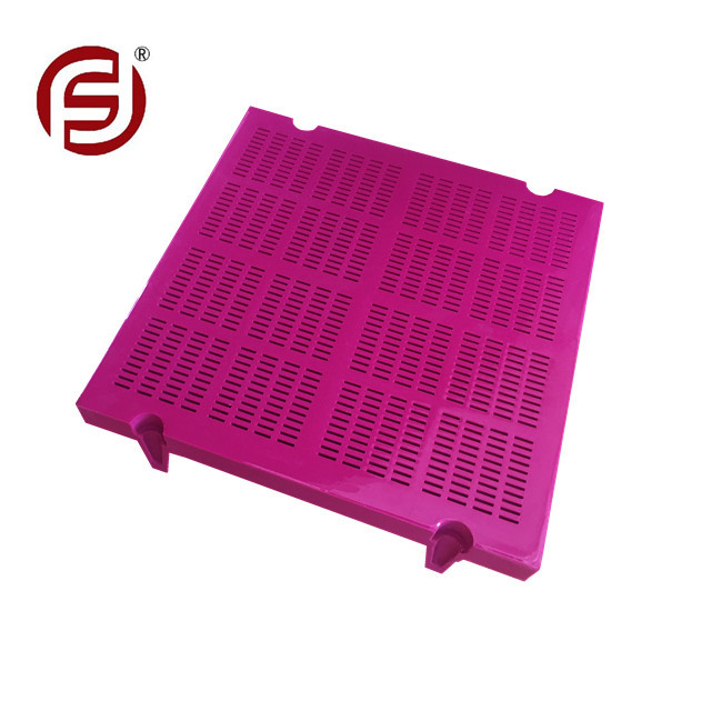 富顺供应聚氨酯细孔筛网(图)  聚氨酯条缝筛网 聚氨酯条缝筛板