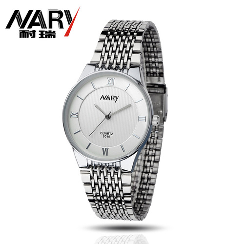 NARY/Nary quartz watch fashionable waterproof couple watch watch factory direct sale 6019