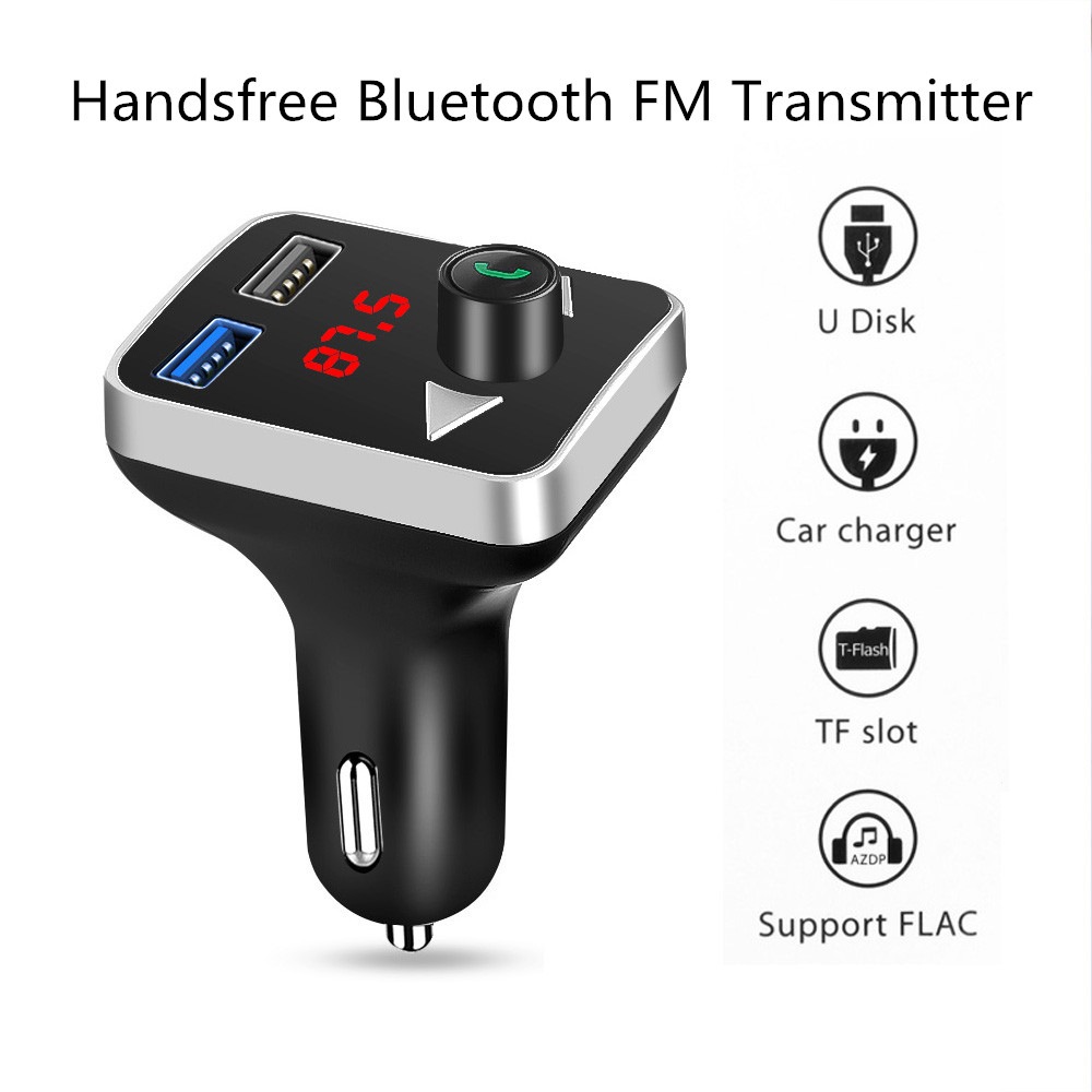 New stereo car FM transmitter car Bluetooth free car MP3 with dual USB car charger car MP3