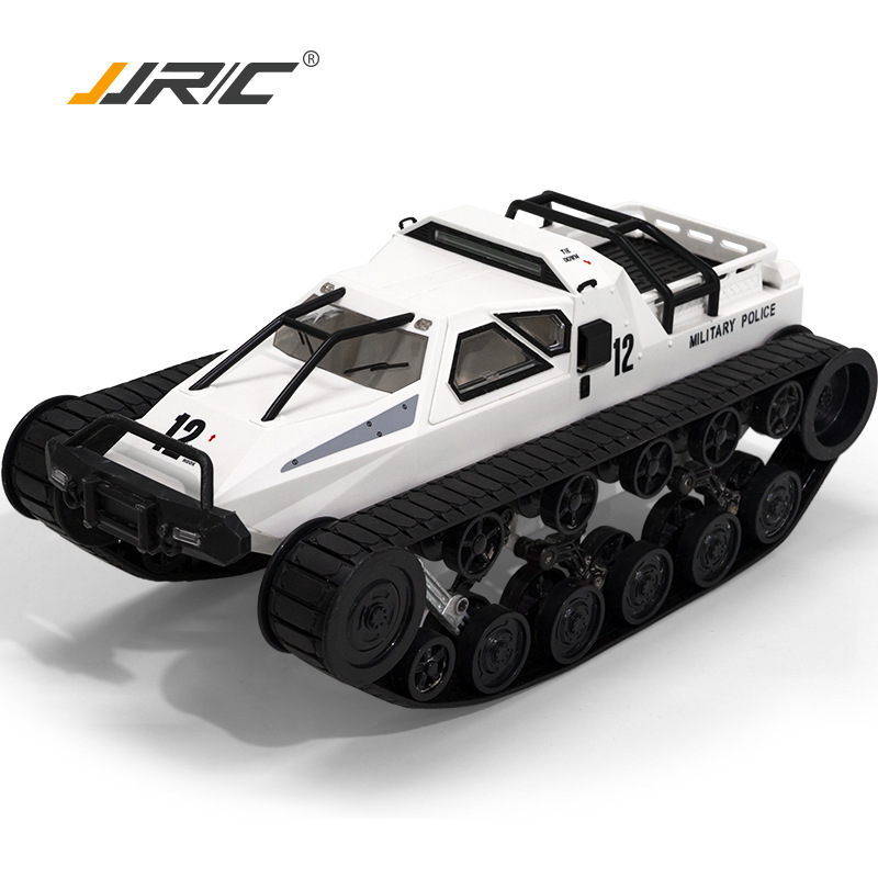 JJRC大号儿童高速电动越野坦克特技车玩具履带雪地攀爬喷雾遥控车