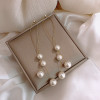 South Korean hypoallergenic goods, earrings, universal silver needle, accessory, silver 925 sample