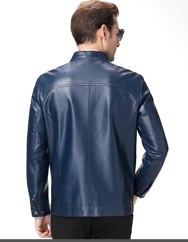 Veste cuir pour homme en En peau de mouton - Ref 3412449 Image 20