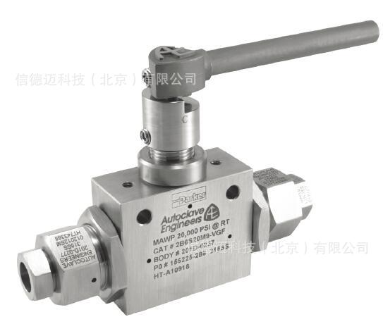 Autoclave Engineers 两通球阀 2B6S20M9-BO