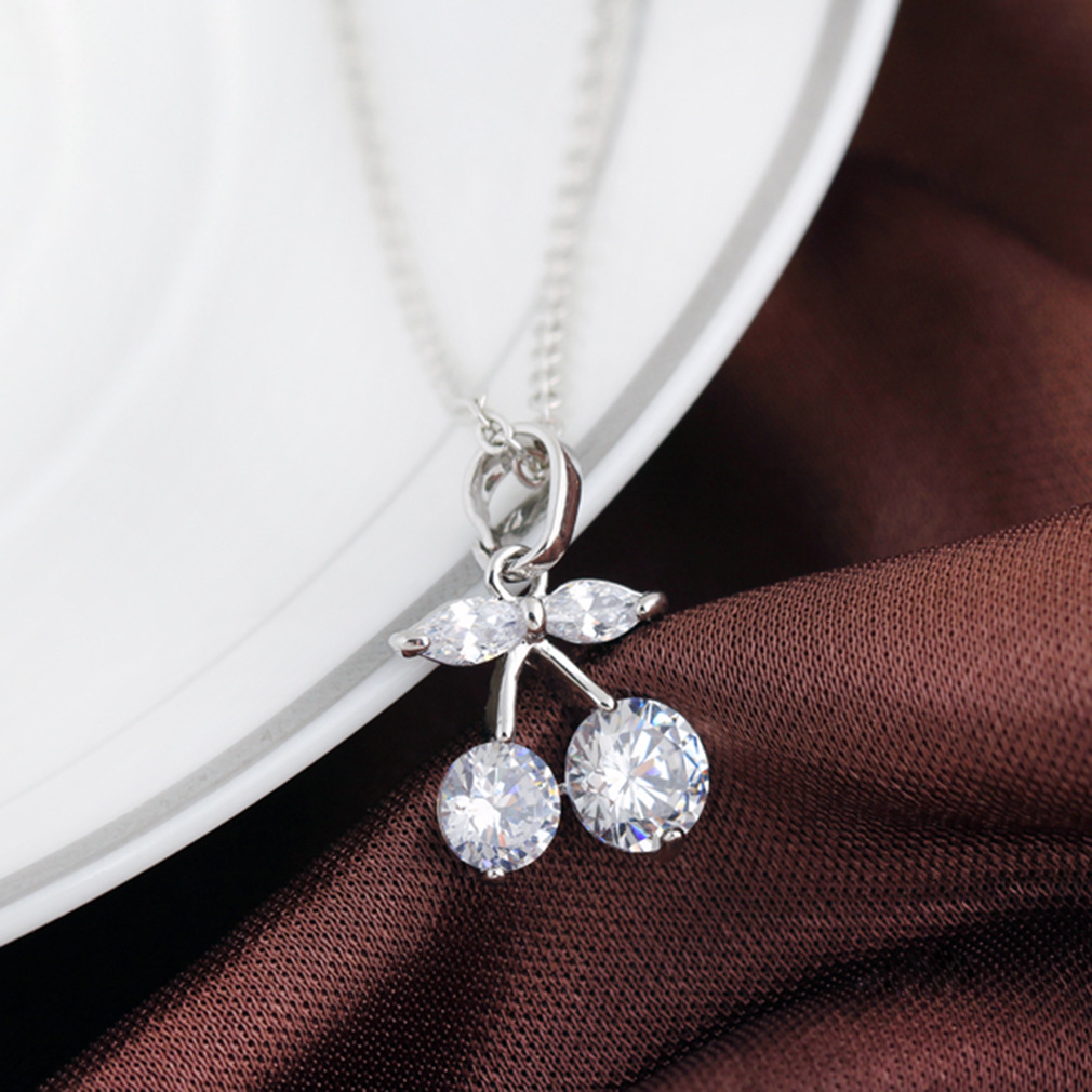 Cherry Zircon Necklace Image 5