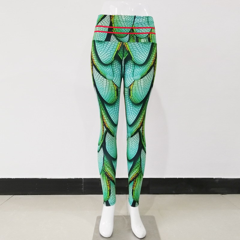 Legging de fitness ailes de papillon - Ref 3425829 Image 11