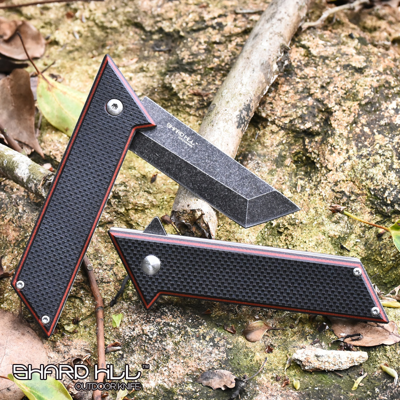 新款户外野营刀 高硬度随身携带折叠小刀日本战术武士刀EDC工具