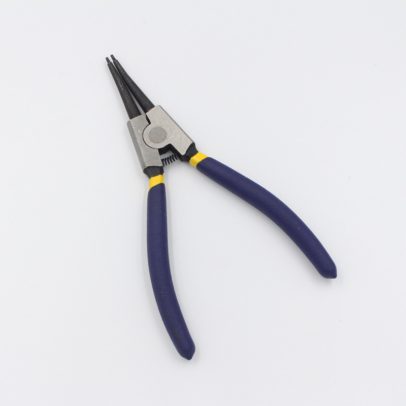 厂家批发长城精工CR-V美式精抛双沾塑直型外卡挡圈钳/6/7/9/13寸