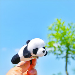 Panda Brooch Japanese Cartoon Internet Celebrity Panda Doll Plush Toy Ins Girl Heart Doll
