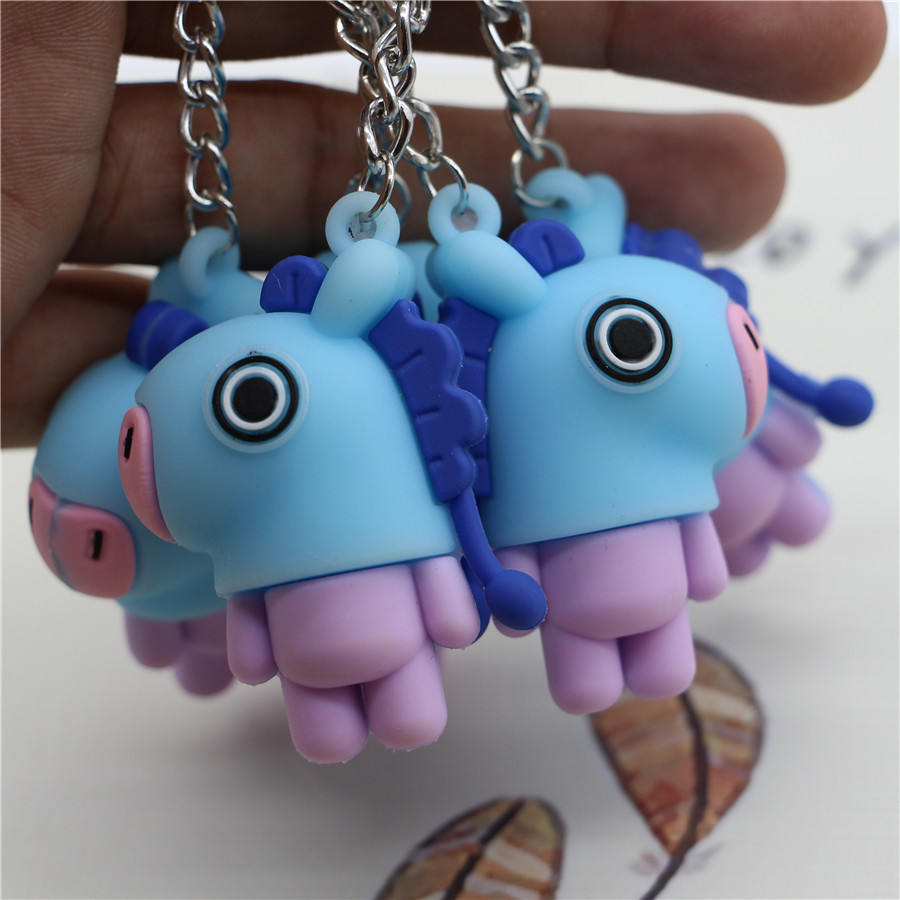originality pvc Soft glue Key buckle Cartoon lovely pony Doll men and women Lovers bag Pendant automobile Manufactor