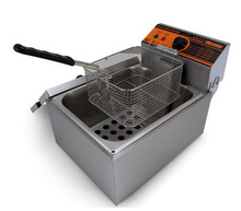 汇利HY-871电炸炉 单缸炸鸡炉加厚款炸薯条机